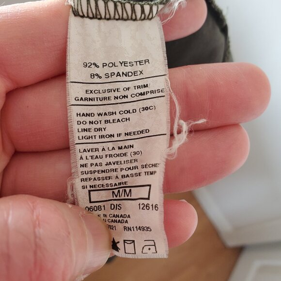 Y2K Army Green Shirt - Picture 4 of 5